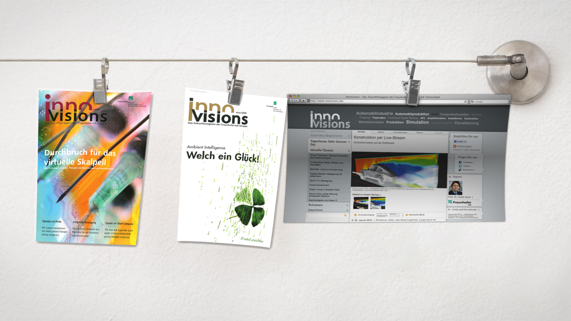 Ahnengalerie InnoVisions - vom Print- zum Online-Magazin